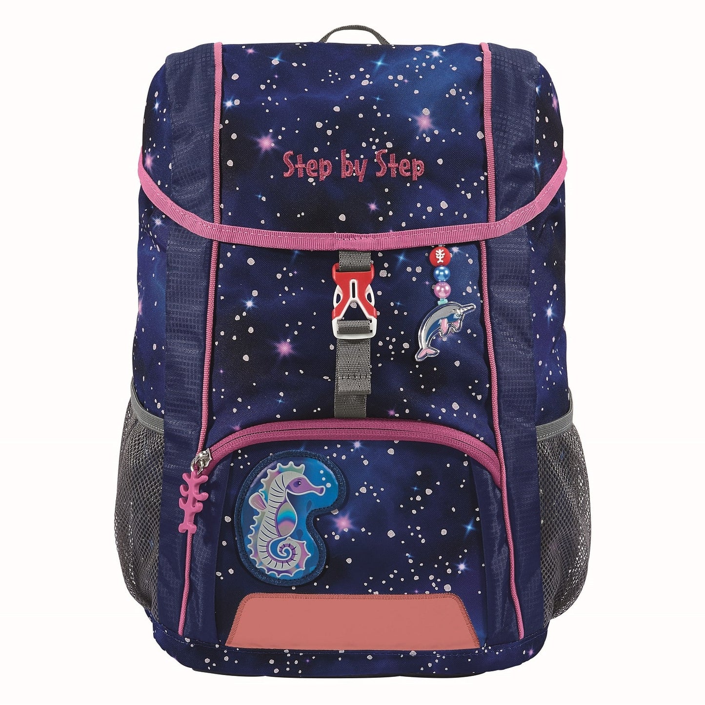 Kinderrucksack KID REFLECT Star Seahorse Zoe 3-teilig