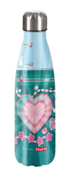 Edelstahl Trinkflasche 0,5 l Glitter Heart Hazle