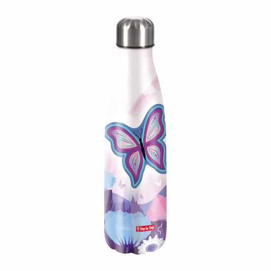 Edelstahl Trinkflasche 0,5 l Butterfly Maja