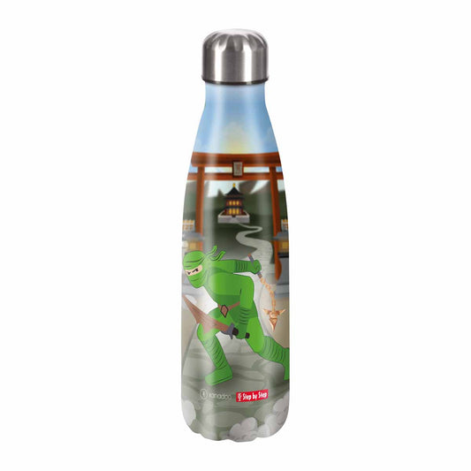 Edelstahl Trinkflasche 0,5 l Ninja Kimo