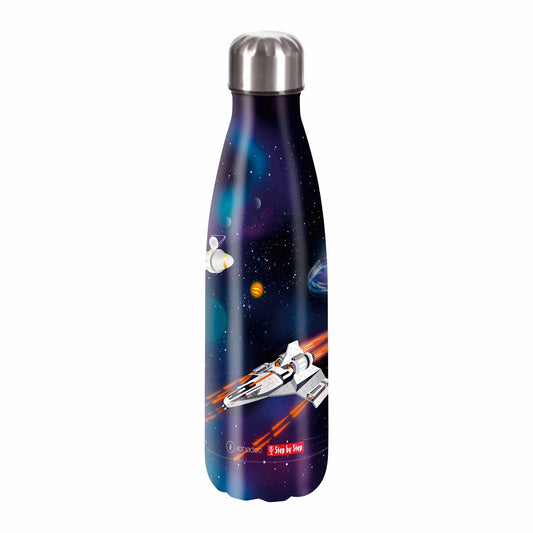 Edelstahl Trinkflasche 0,5 l Starship Galactus