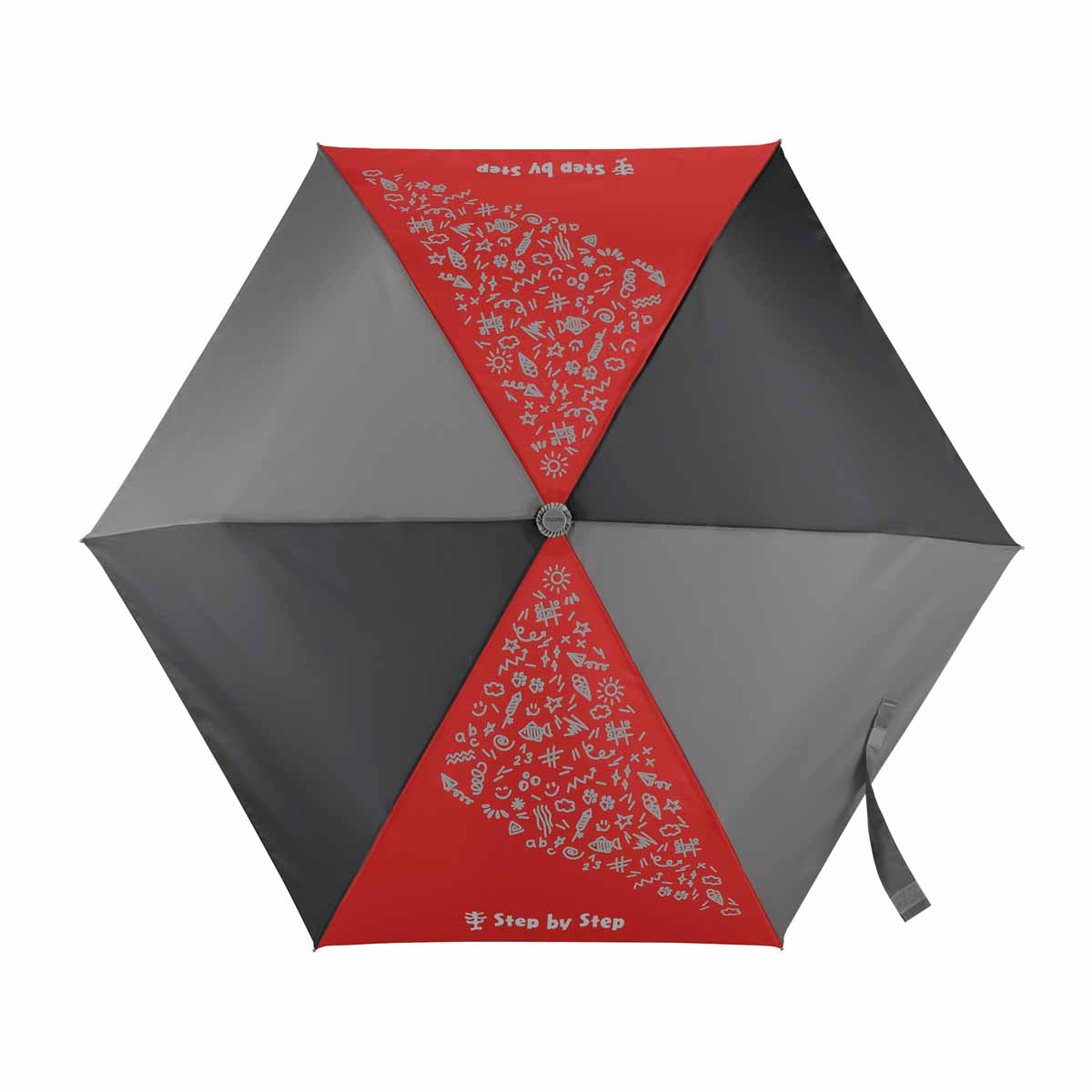 Regenschirm Magic Rain EFFECT Rot