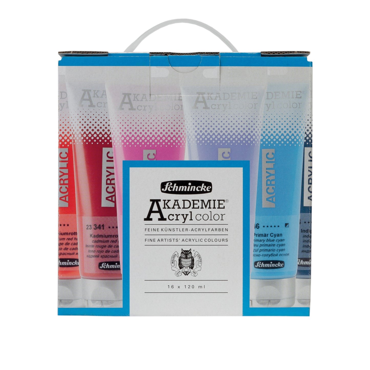 Akdemie Acrylfarben-Set 16x120 ml