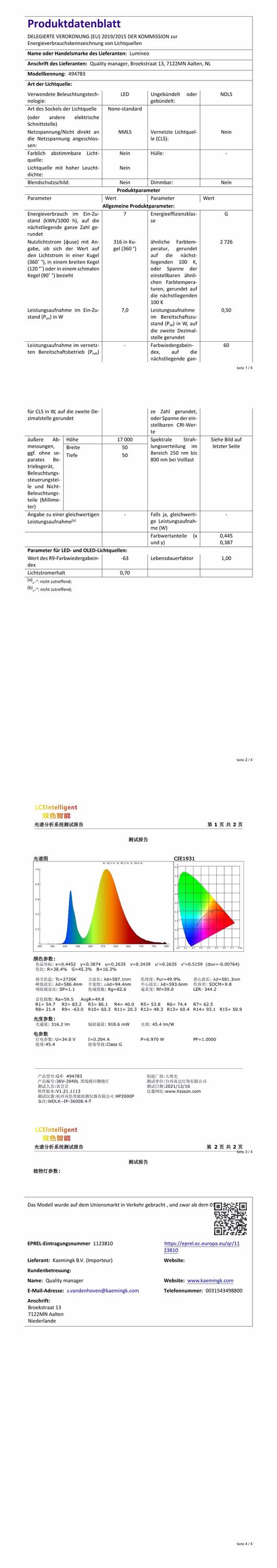 Lichterkette Cluster 2040 LED 19 m warm weiß, schwarzes Kabel