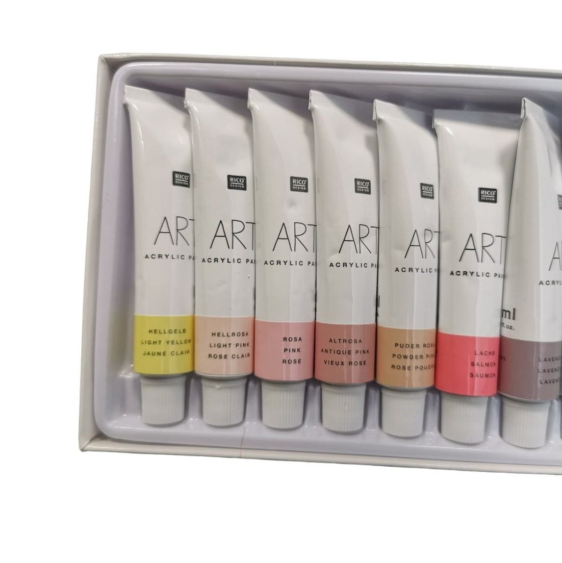 ART Acrylfarben-Set Pastell 12x12ml