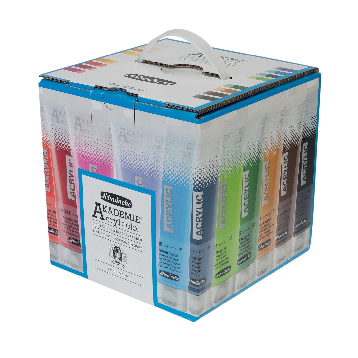 Akdemie Acrylfarben-Set 16x120 ml