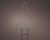 LED Weihnachtsbaum Gartenstecker 60 LED warm weiß