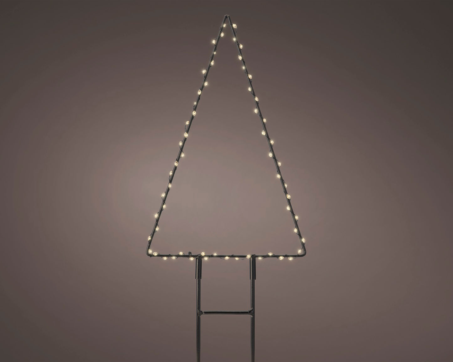 LED Weihnachtsbaum Gartenstecker 60 LED warm weiß