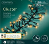 Lichterkette Cluster 1128 LED 10,5 m, 2-farbig: warm weiß/klassisch warm