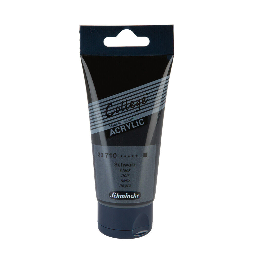 College Acrylfarbe 120 ml Schwarz