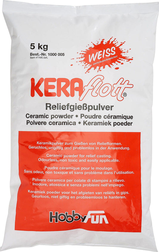 Gießmasse Keraflott 5 kg weiß