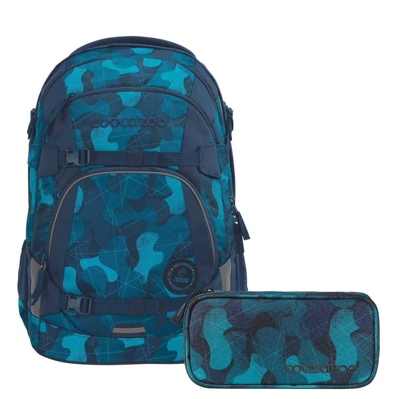 Schulrucksack-Set MATE Cloudy Camou 2-teilig