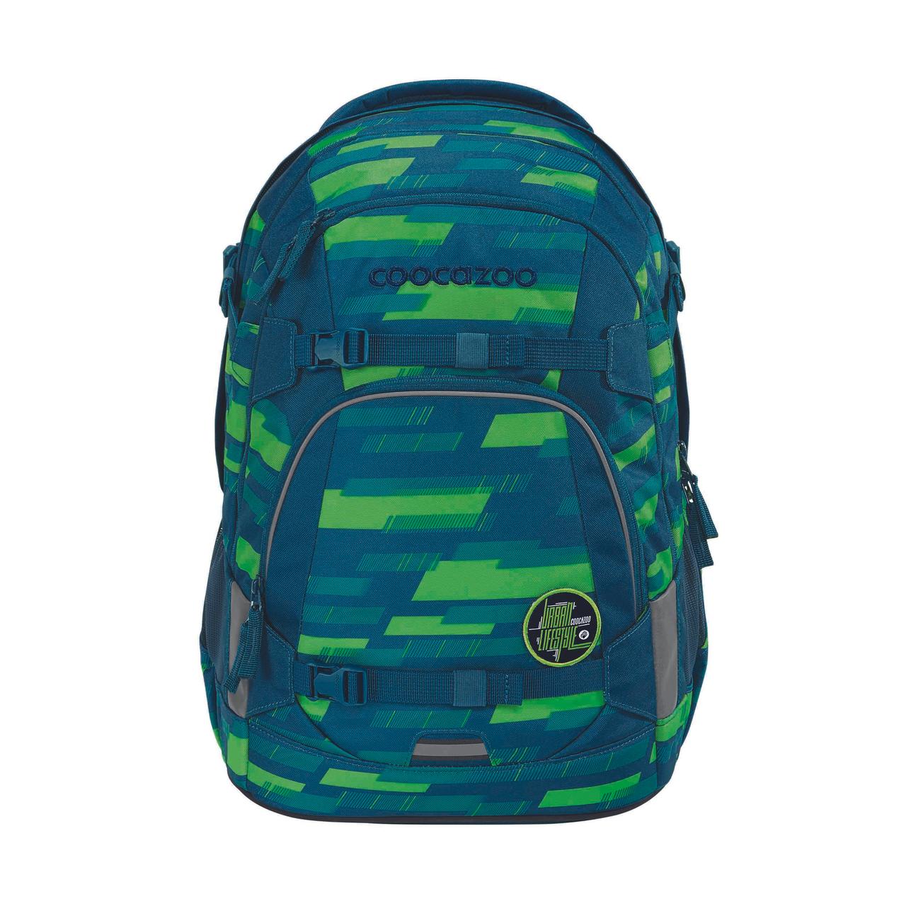 Schulrucksack-Set MATE Lime Stripe 3-teilig