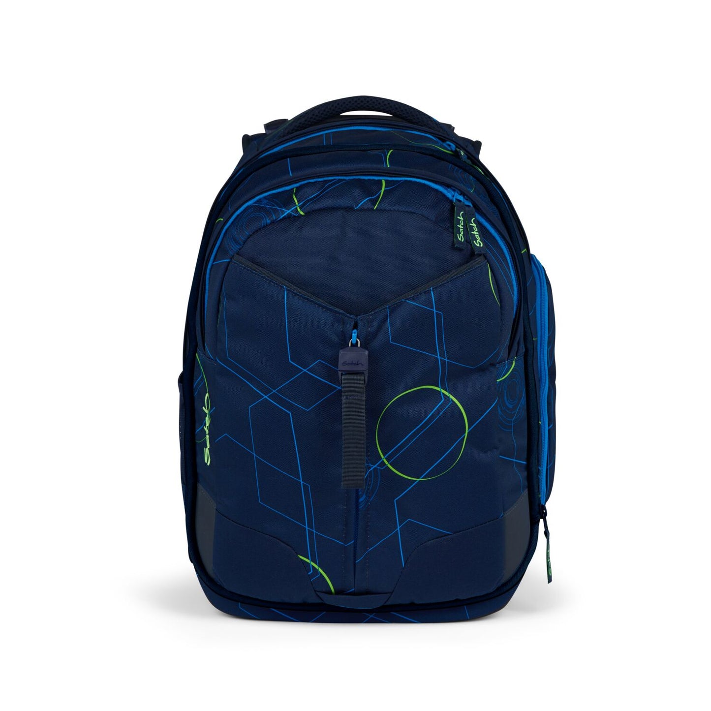 Schulrucksack-Set MATCH Blue Tech 3-teilig, Kollektion 2024