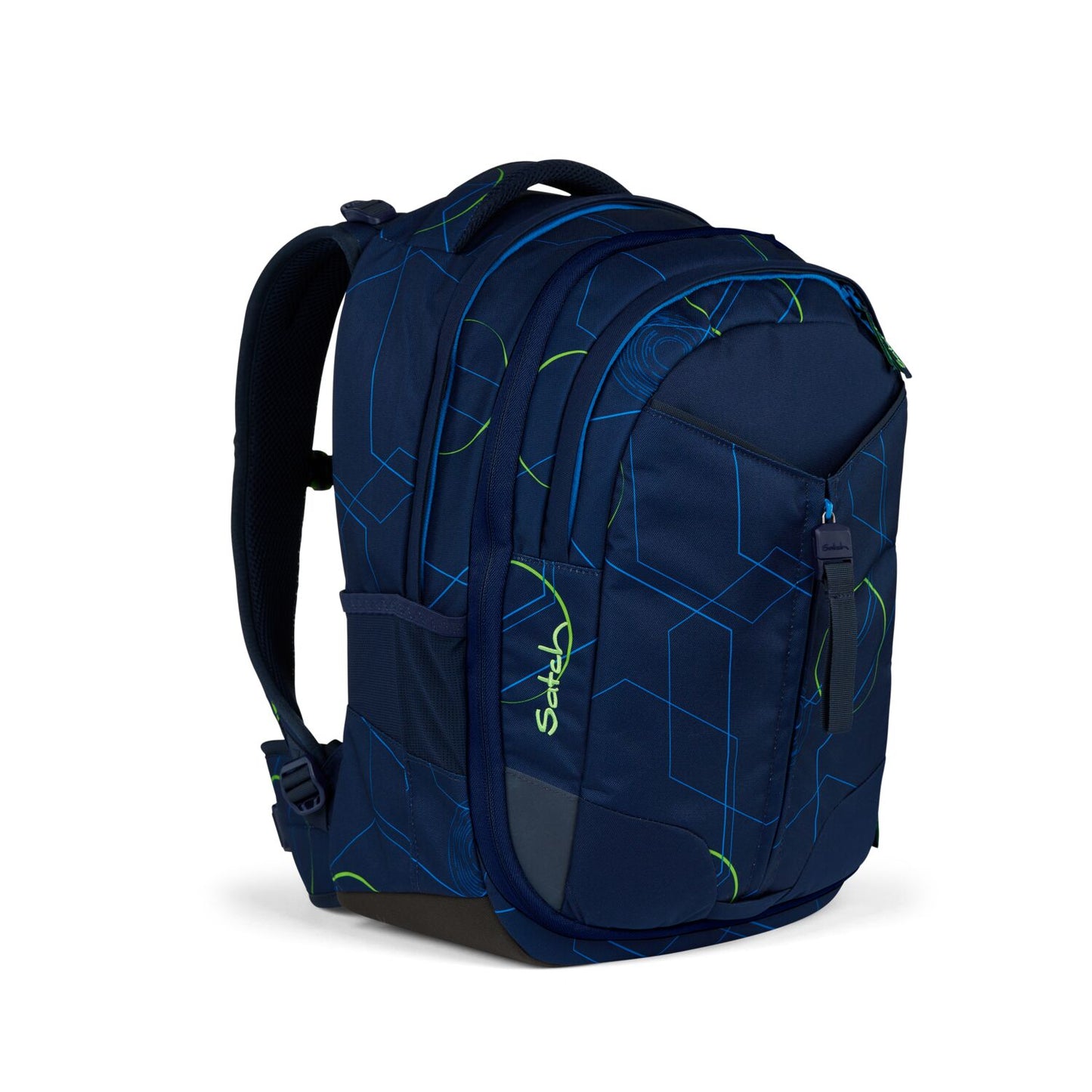 Schulrucksack-Set MATCH Blue Tech 3-teilig, Kollektion 2024