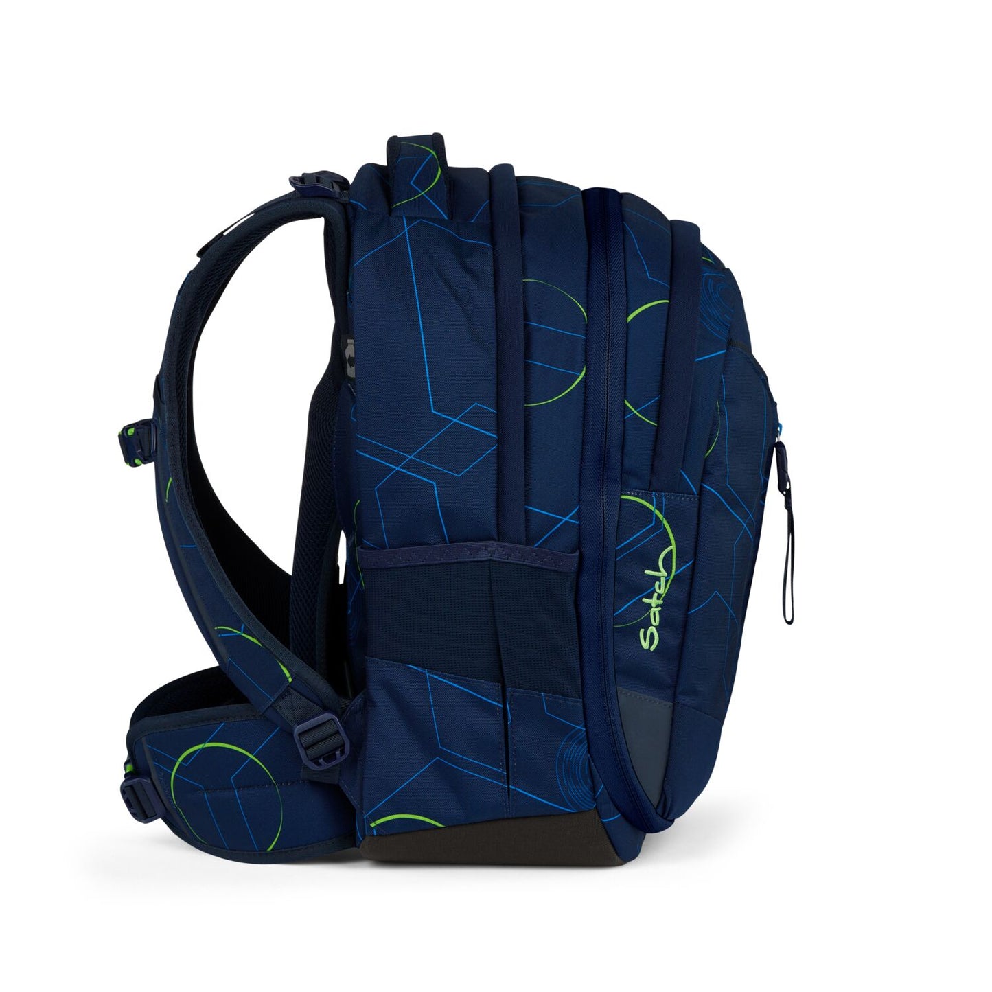 Schulrucksack-Set MATCH Blue Tech 3-teilig, Kollektion 2024