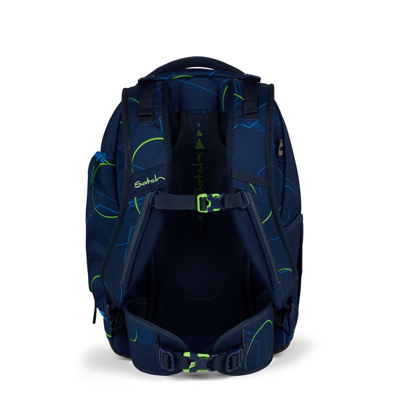 Schulrucksack-Set MATCH Blue Tech 3-teilig, Kollektion 2024