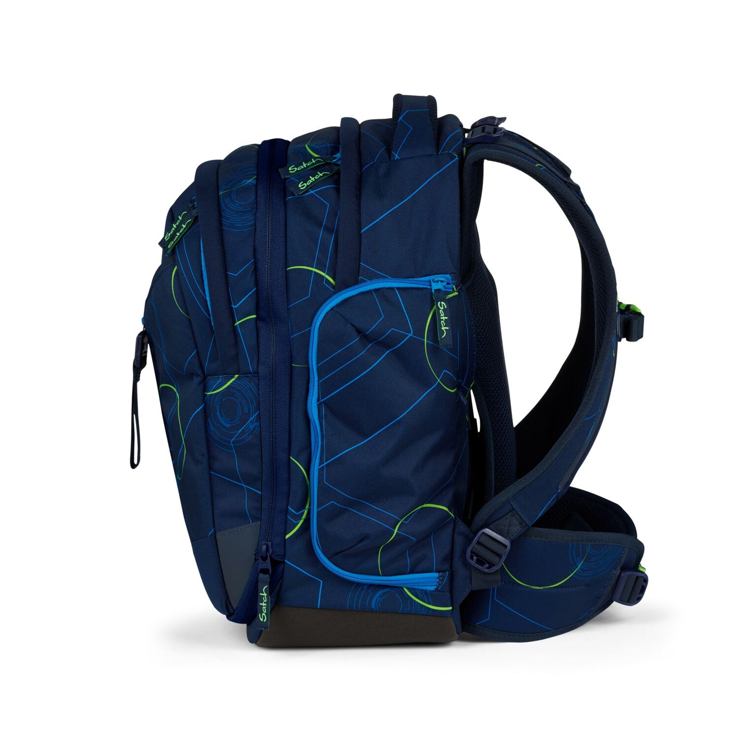 Schulrucksack-Set MATCH Blue Tech 3-teilig, Kollektion 2024