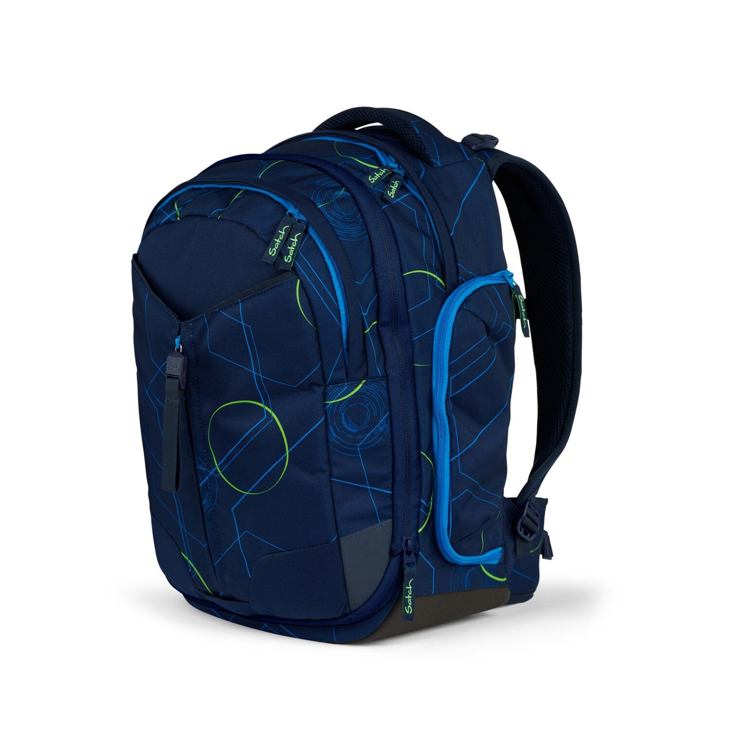 Schulrucksack-Set MATCH Blue Tech 3-teilig, Kollektion 2024