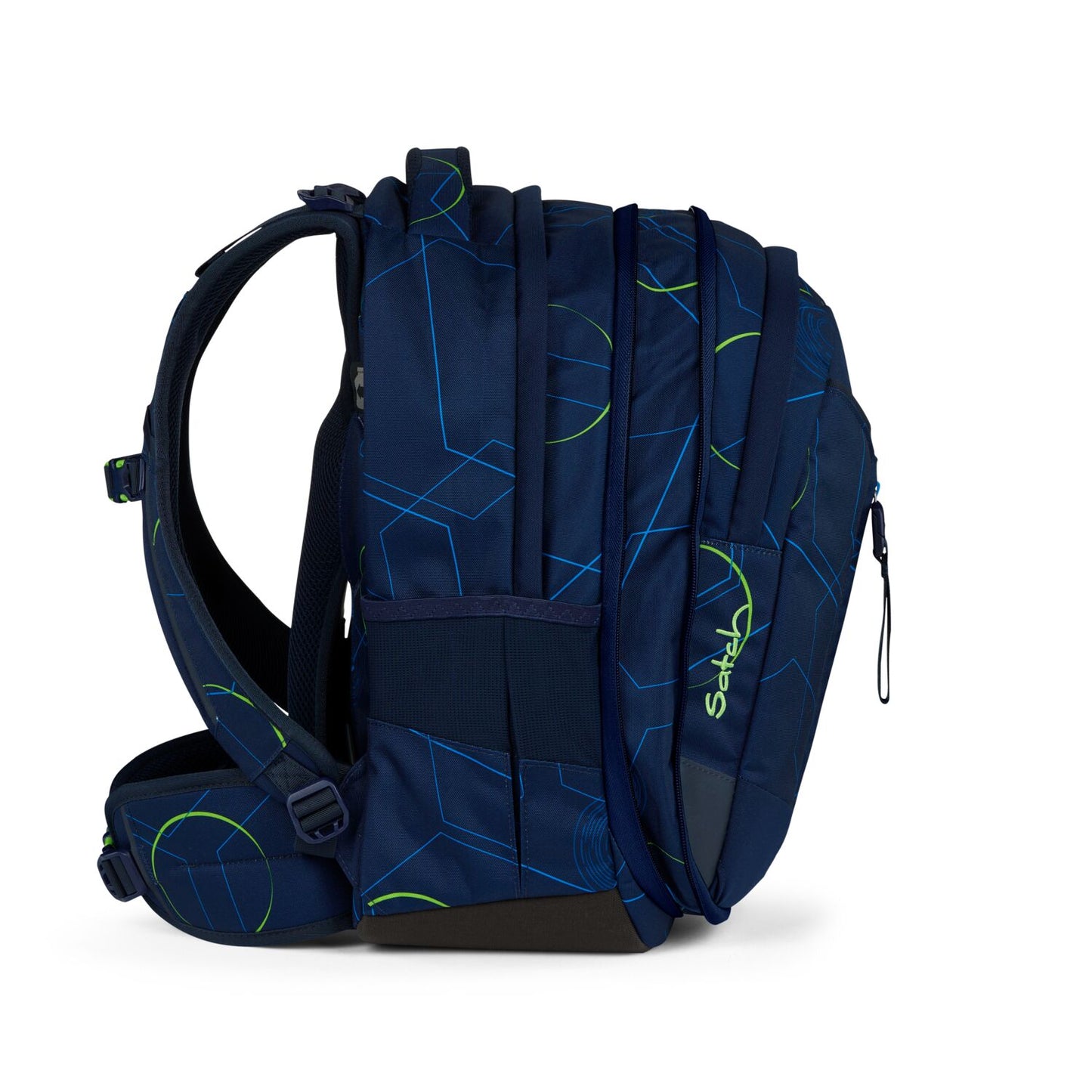 Schulrucksack-Set MATCH Blue Tech 3-teilig, Kollektion 2024