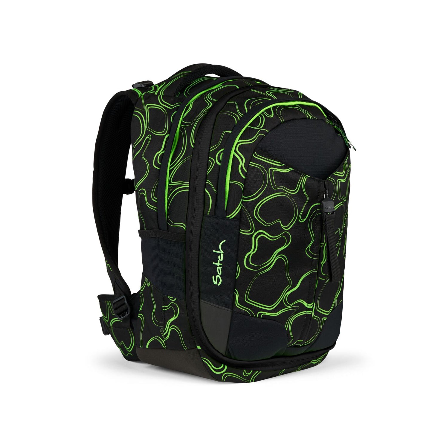 Schulrucksack-Set MATCH Green Supreme 3-teilig