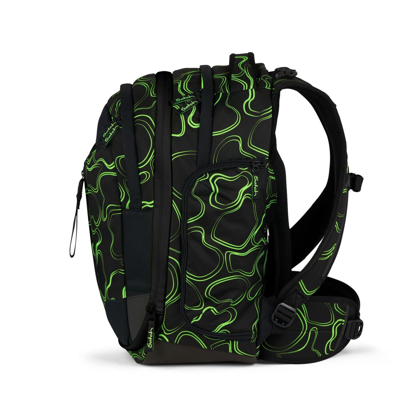 Schulrucksack-Set MATCH Green Supreme 3-teilig