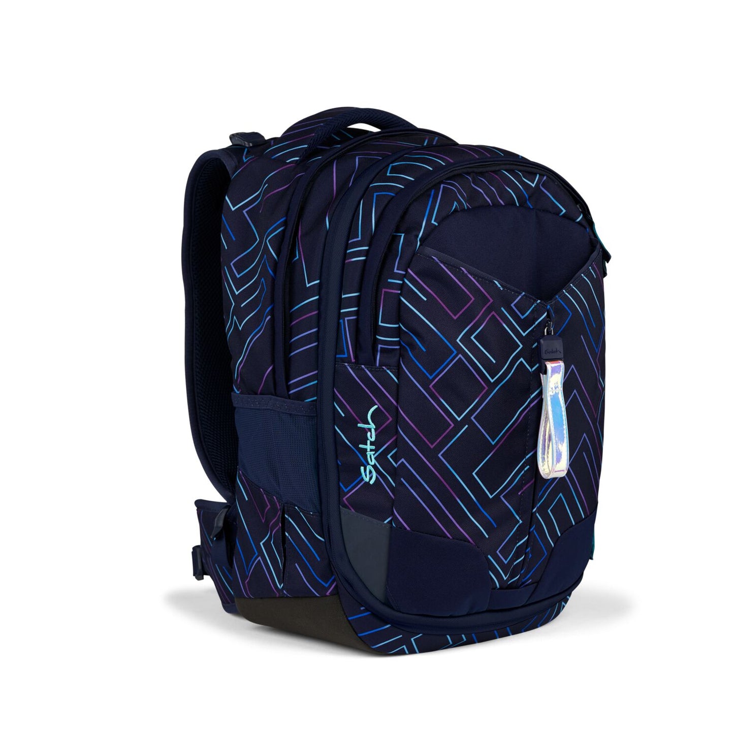 Schulrucksack-Set MATCH Purple Laser 3-teilig