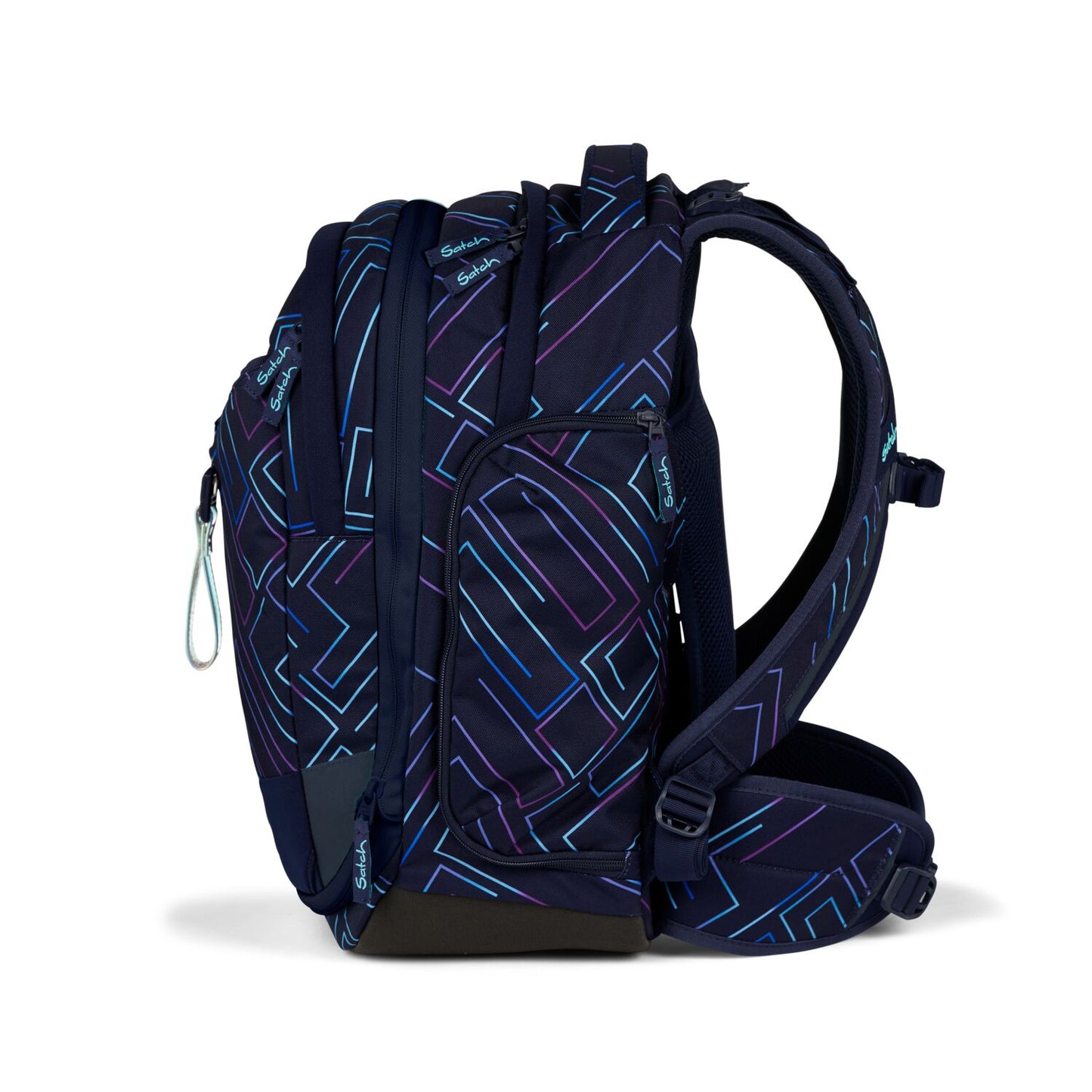 Schulrucksack-Set MATCH Purple Laser 3-teilig