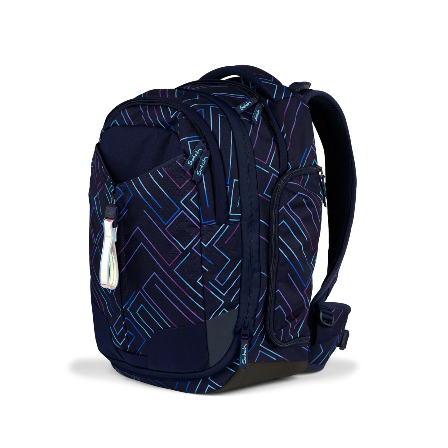 Schulrucksack-Set MATCH Purple Laser 3-teilig