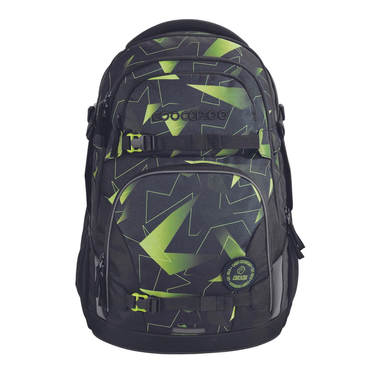 Schulrucksack-Set PORTER Lime Flash 3-teilig