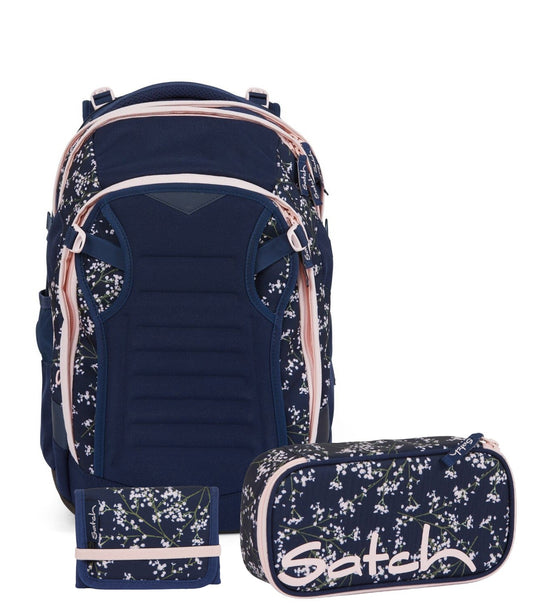 Schulrucksack-Set MATCH Bloomy Breeze 3-teilig