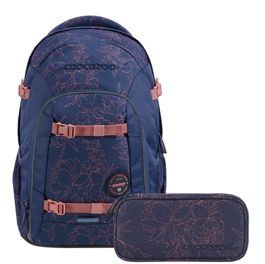 Schulrucksack-Set JOKER Sweet Rose 2-teilig