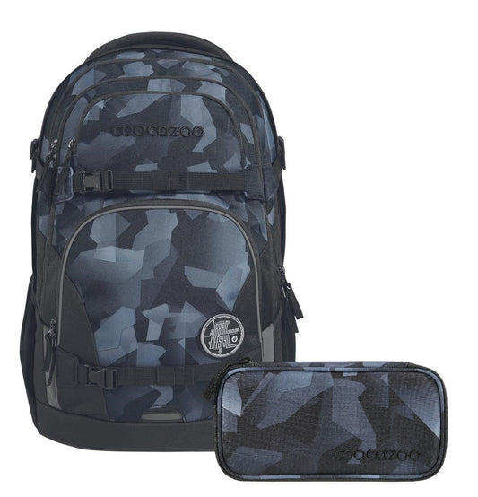 Schulrucksack-Set PORTER Grey Rocks 2-teilig