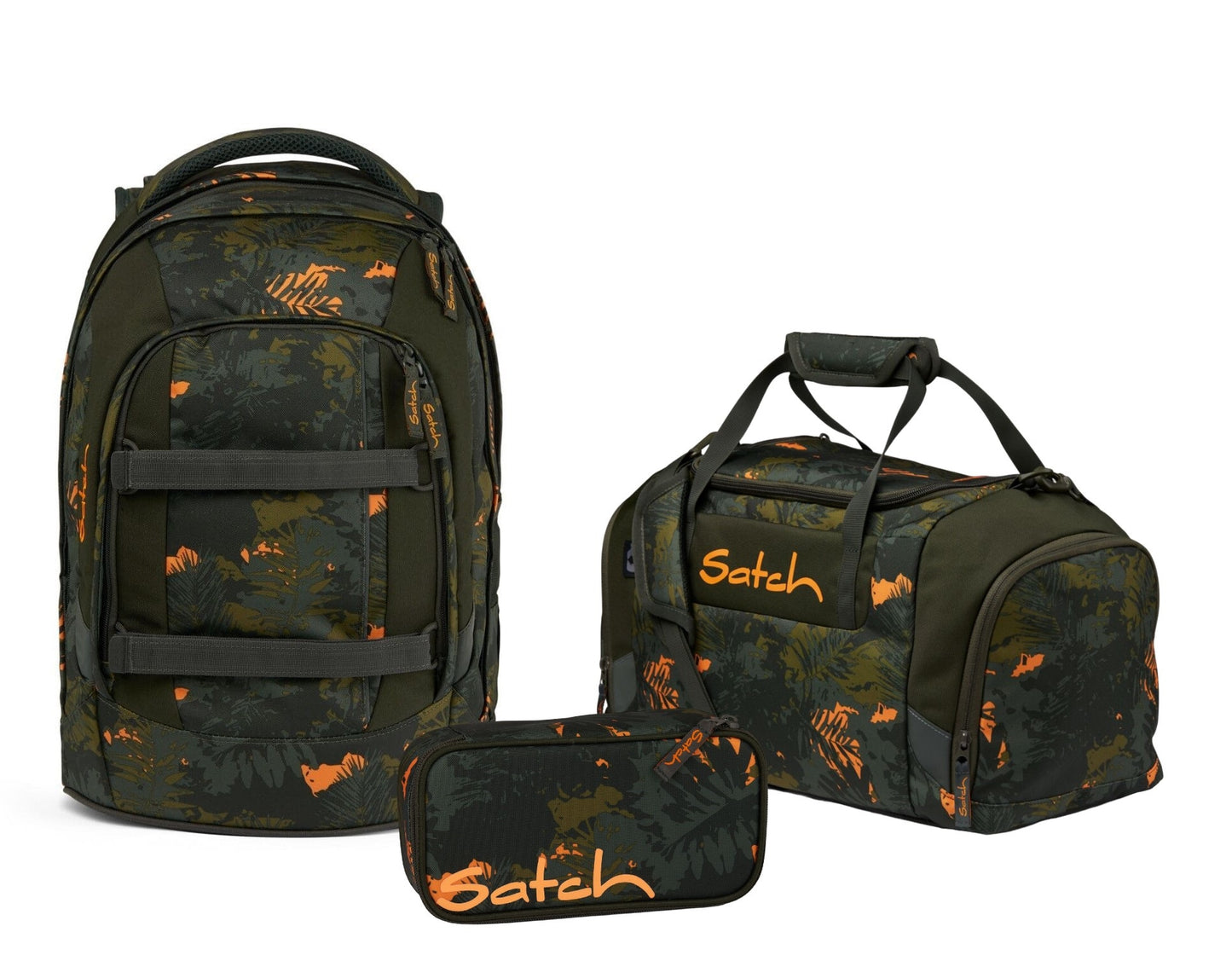 Schulrucksack-Set PACK Jurassic Jungle 3-teilig