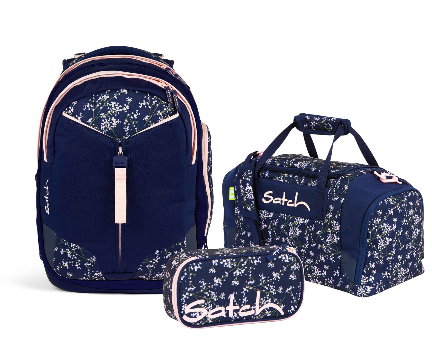 Schulrucksack-Set MATCH Bloomy Breeze 3-teilig