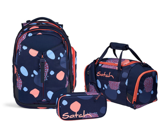 Schulrucksack-Set MATCH Coral Reef 3-teilig