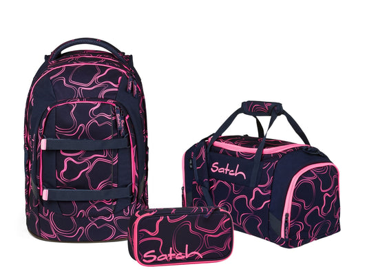 Schulrucksack-Set PACK Pink Supreme 3-teilig