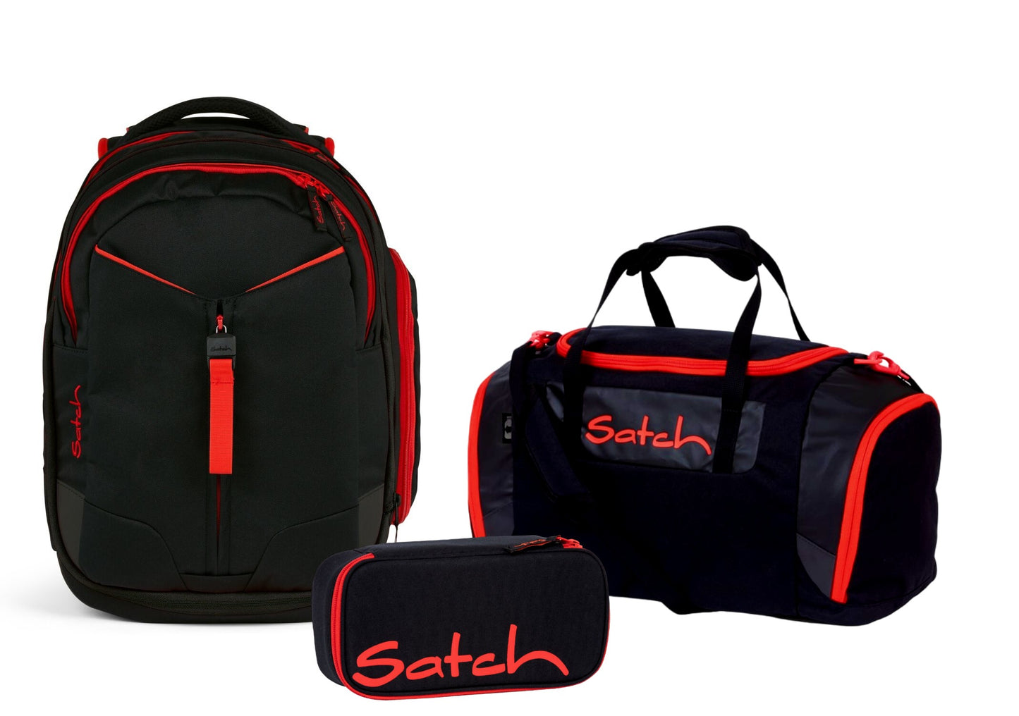 Schulrucksack-Set MATCH Fire Phantom 3-teilig