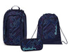 Schulrucksack-Set AIR Purple Laser 3-teilig