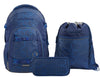 Schulrucksack-Set JOKER Blue Motion 3-teilig