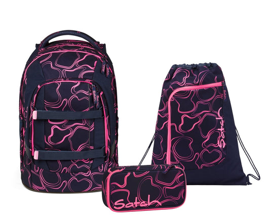 Schulrucksack-Set PACK Pink Supreme 3-teilig