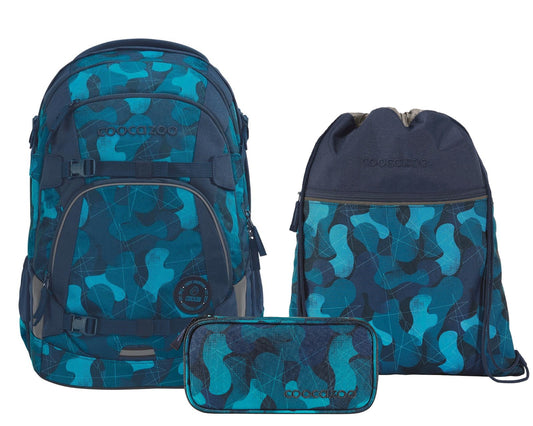 Schulrucksack-Set MATE Cloudy Camou 3-teilig