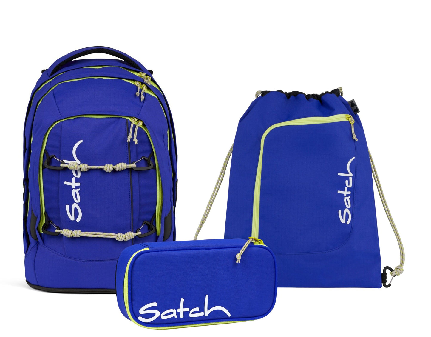 Schulrucksack-Set PACK Blue Climber 3-teilig