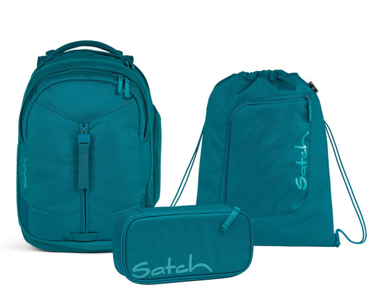 Schulrucksack-Set MATCH Deep Petrol 3-teilig