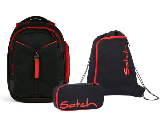 Schulrucksack-Set MATCH Fire Phantom 3-teilig, Kollektion 2024