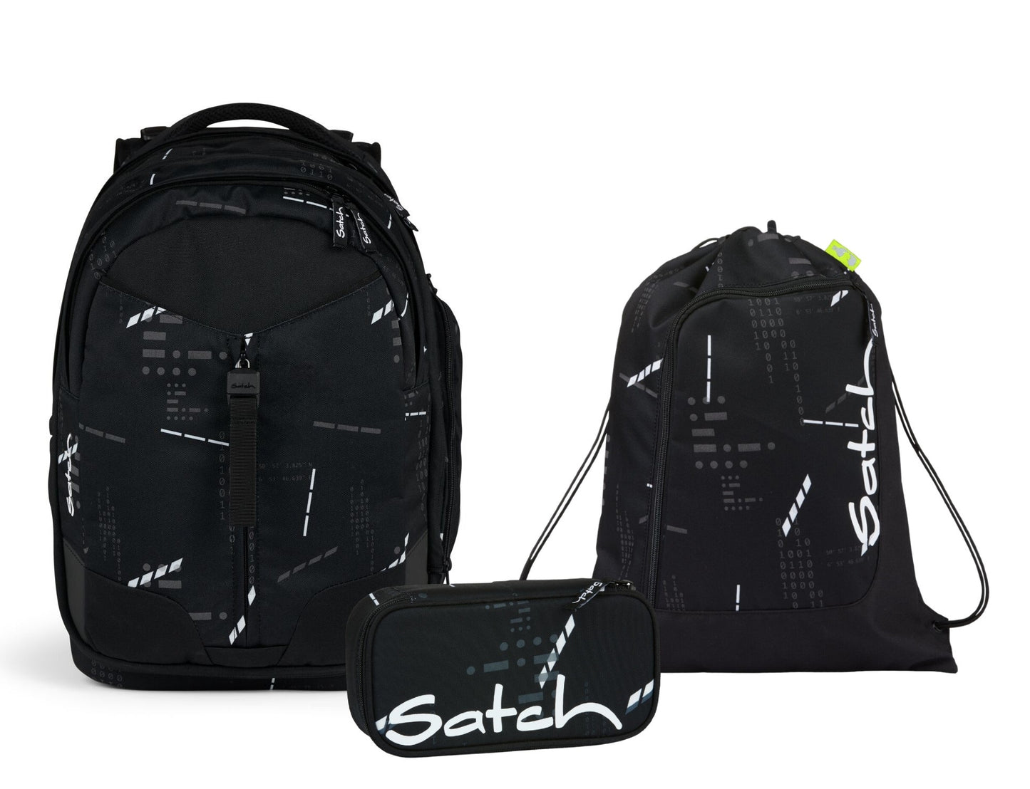 Schulrucksack-Set MATCH Ninja Matrix 3-teilig